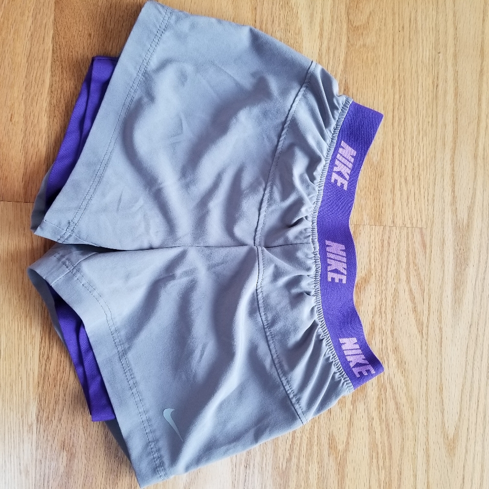 Nike shorts plus compression shorts size 6X